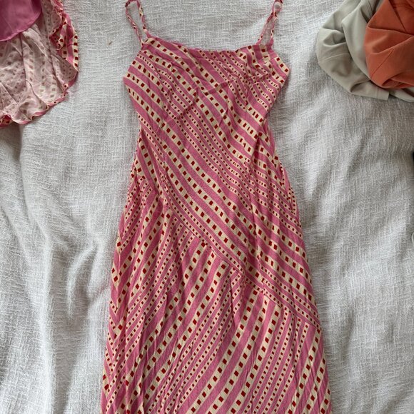 *NWT* Princess Polly Tarianne Bias Maxi Dress - Pink - Picture 3 of 5